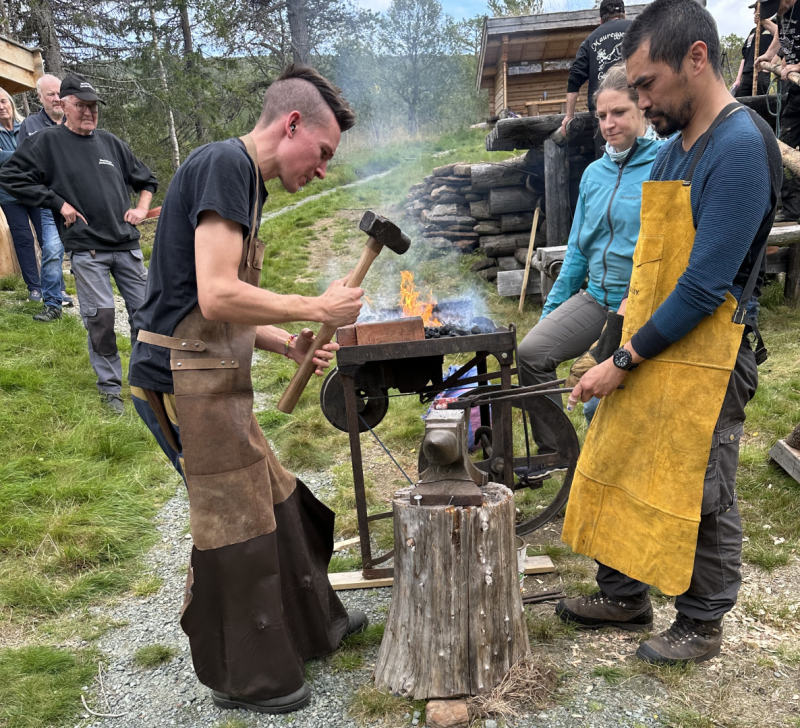 Jernbrenning på Tovmoen i Budal
